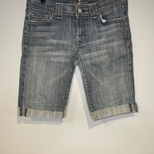 Seven For All Mankind Denim  Bermuda Shorts size 28